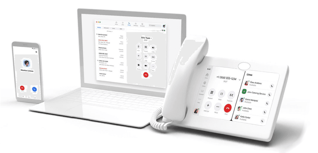 Zoom user with Team Chat interface